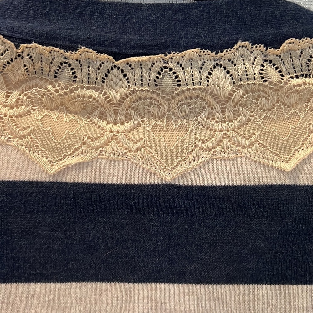 Charlotte Tarntola striped lace cardigan - Picture 4 of 6